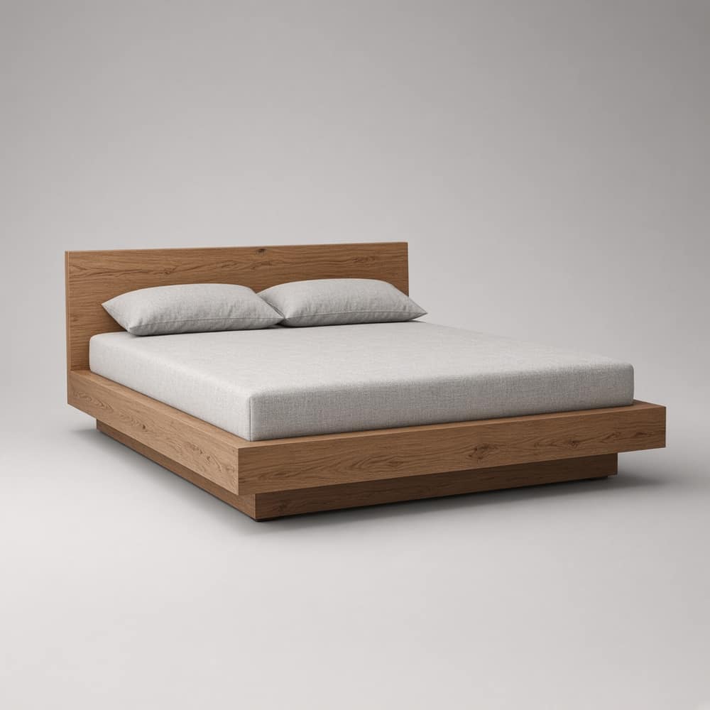Aspen Contemporary Platform Bed