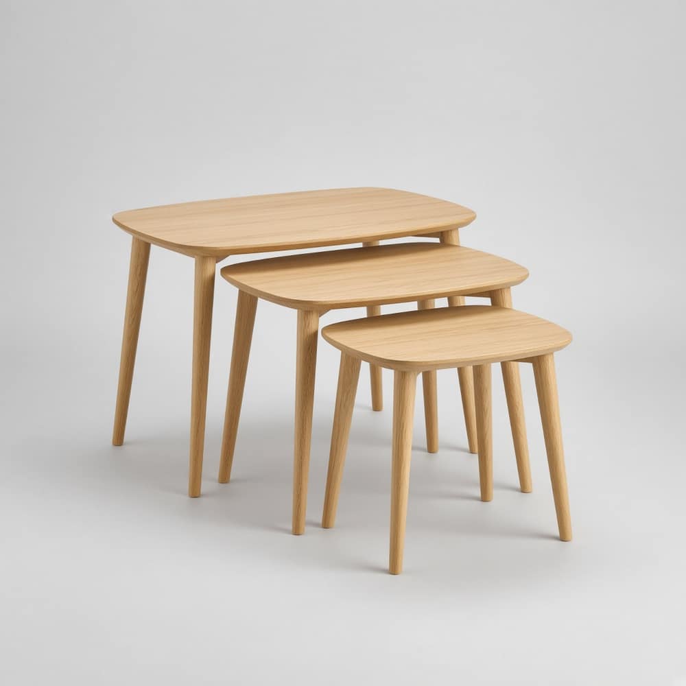 Quill Scandinavian Nesting Tables