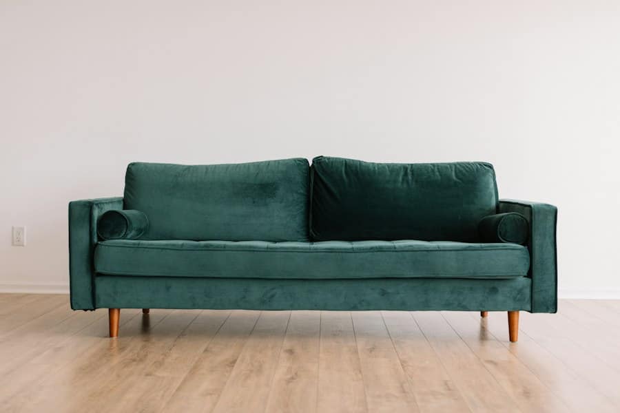 Comfortable sofa detail